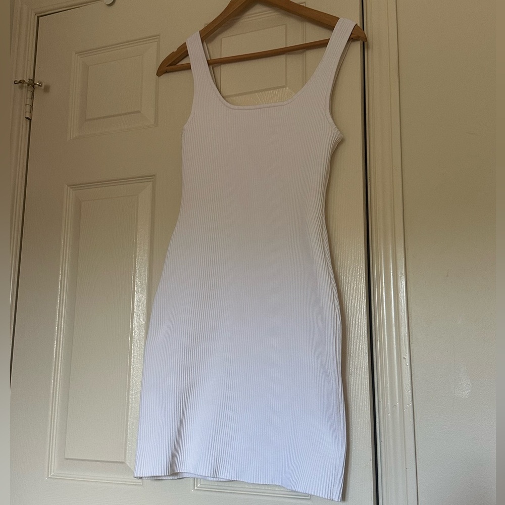 Babaton White Mini Dress